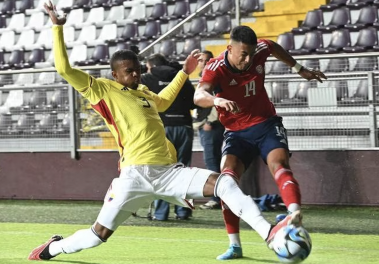 Colombia Sub-23 empató con Costa Rica previo a los Panamericanos